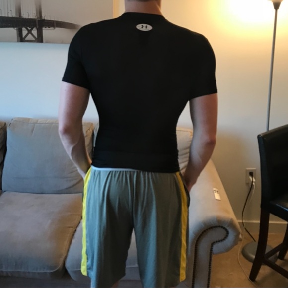 SUPERMAN UNDER ARMOUR MEN COMPRESSION GYM T SHIRT ALTER EGO WORKOUT BODYBUILDER - Picture 4 of 5